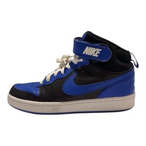 Nike Mens 6.5Youth Black&Blue High Top Lace Up Shoes